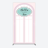 Lofaris Fairy Pink Window 2bd Birthday Party Rectangle Backdrop